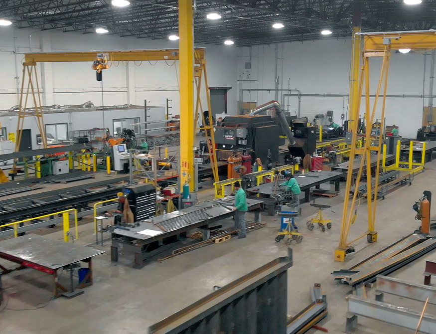 Baltimore Fabrication shop floor — click to play video